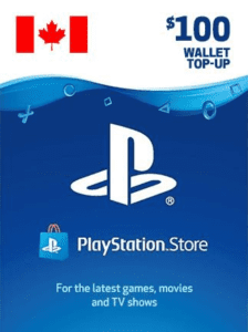 PlayStation Network Gift Card 100 CAD - PSN Canada