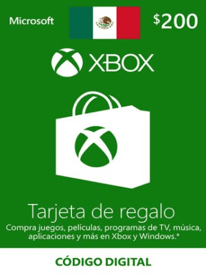 Xbox Live Gift Card 200 MXN