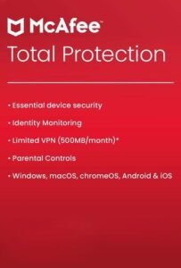 McAfee Total Protection (2023) 5 Device 1 Year